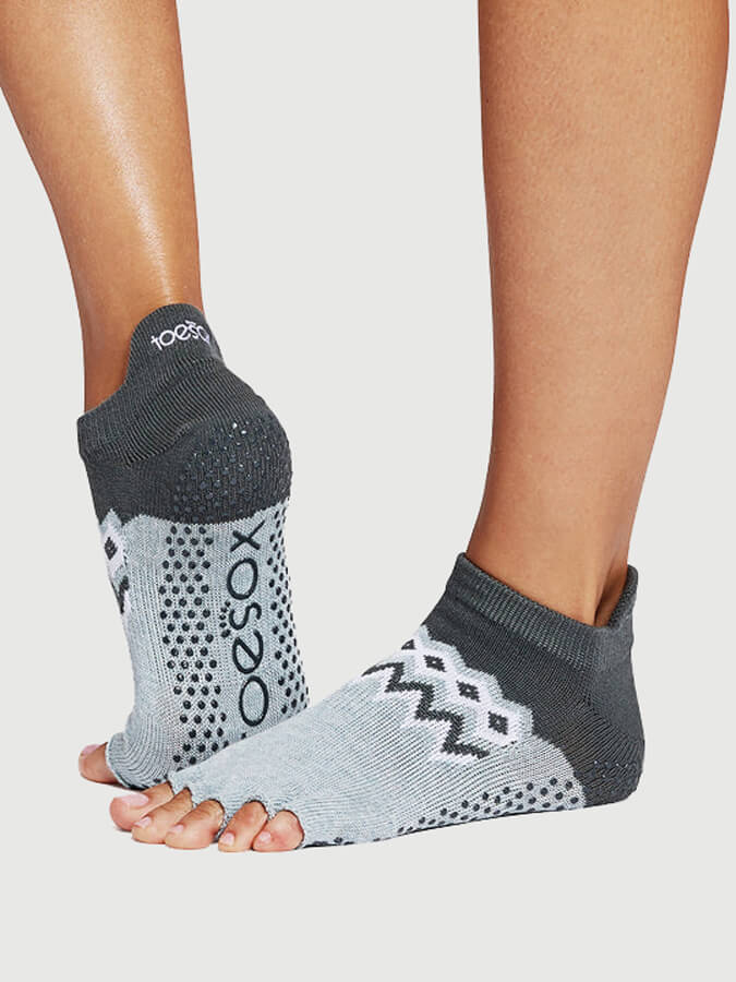 Low Rise Half Toe Yoga Grip Socks for Women