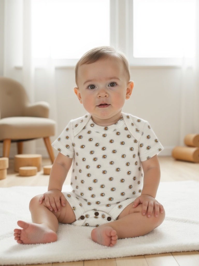 Organic Cotton Baby Onesie Sun