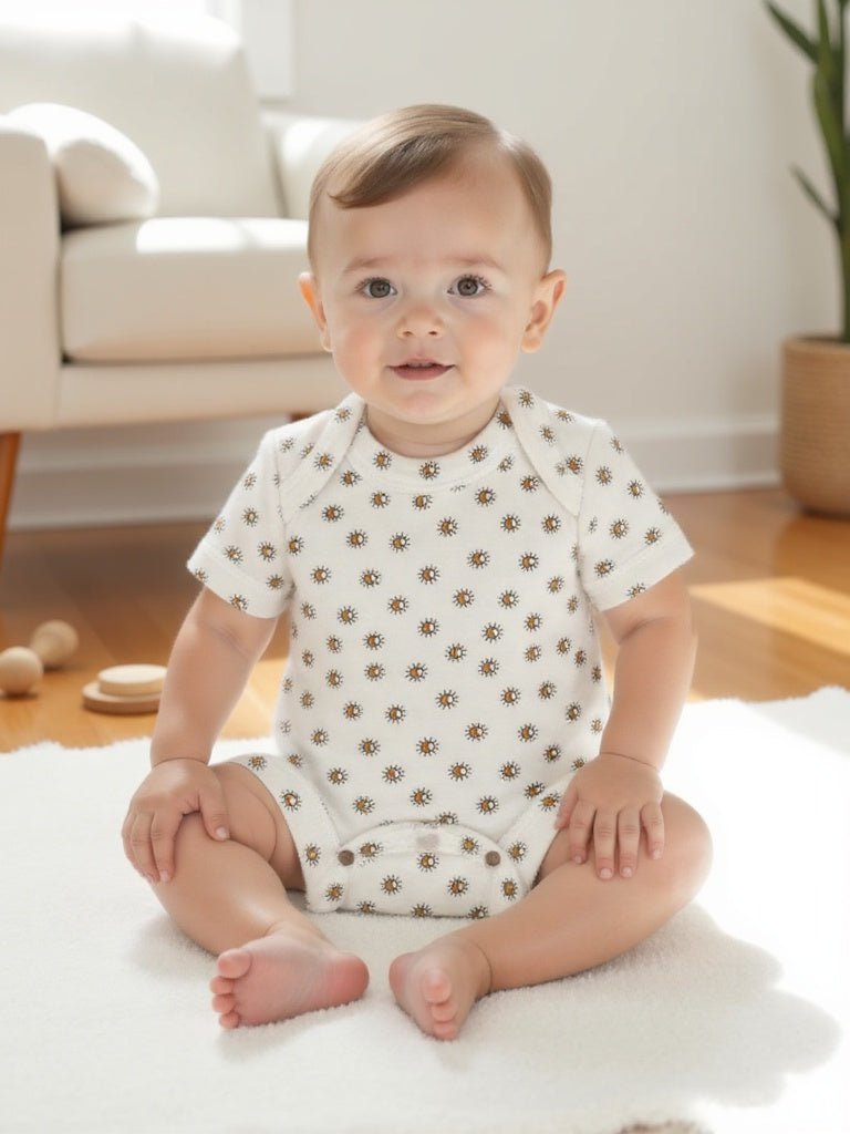 Organic Cotton Baby Onesie Sun