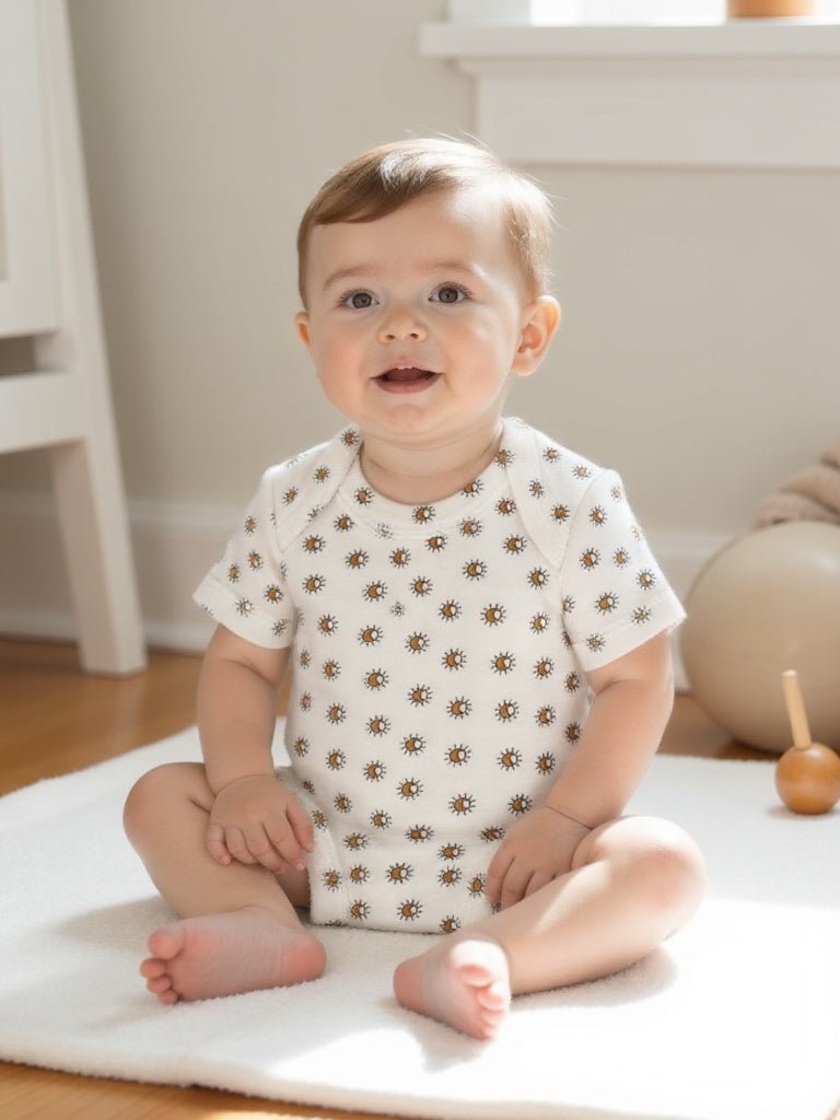 Organic Cotton Baby Onesie Sun