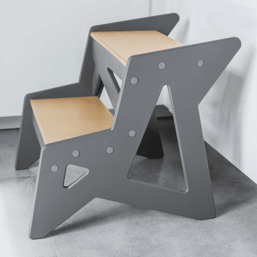 Versatile Wooden Step Stool – Sturdy & Lightweight 100kg Capacity by Ewart Woods at www.brixbailey.com