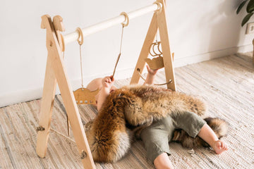 Eco-Friendly Wooden Baby Gym – Viking Themed Playset by Ewart Woods at www.brixbailey.com