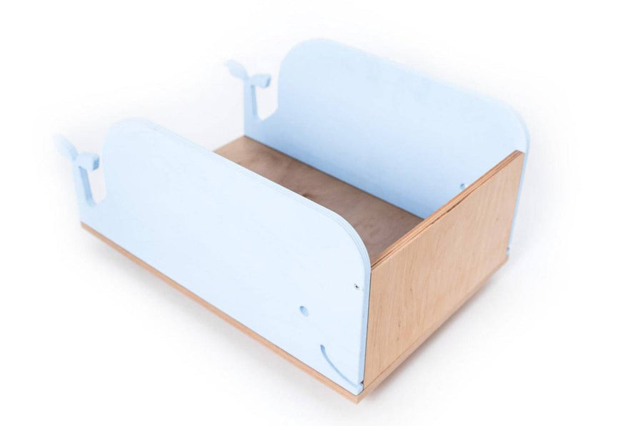 Kids Wooden Toy Storage Box on Wheels – Safe & Portable by Ewart Woods at www.brixbailey.com