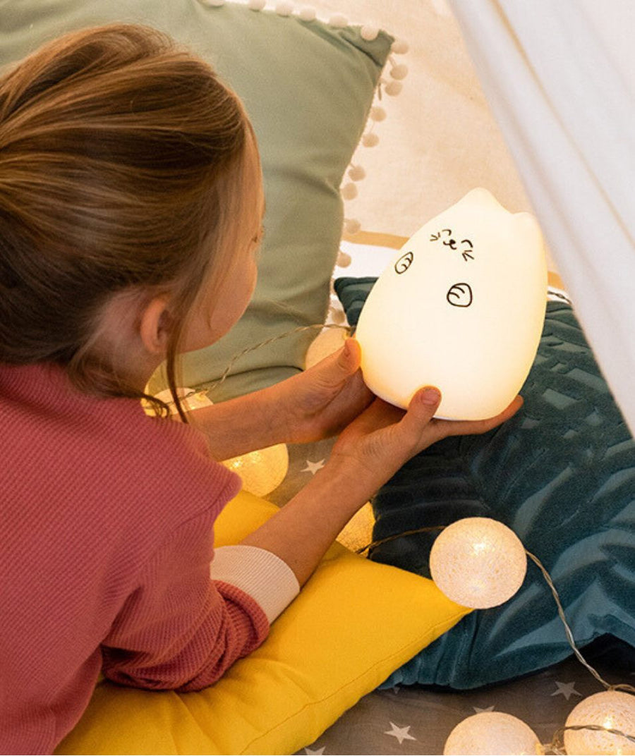 Lucky Catnight Lamp – Soft, Colorful & Child-Safe Night Light by Rabbit & Friends at brixbailey.com