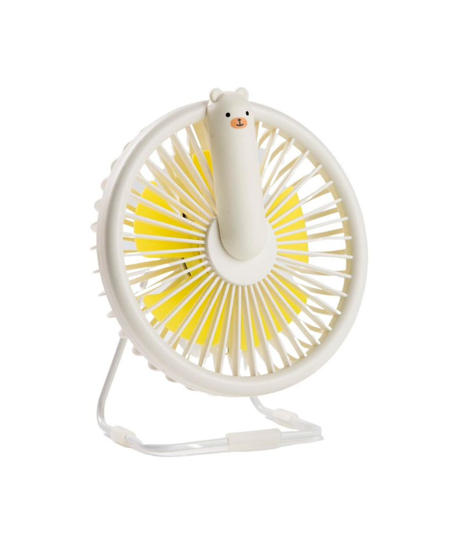 Portable Bear Fan with Night Light – Quiet, Adjustable Speeds by Rabbit & Friends at brixbailey.com