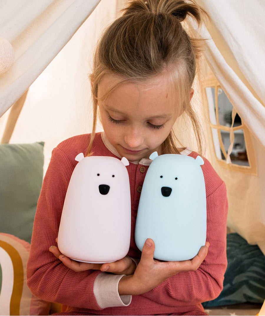 Big Teddy Bear Night Lamp – Safe, Soft LED Light with Remote by Rabbit & Friends at brixbailey.com