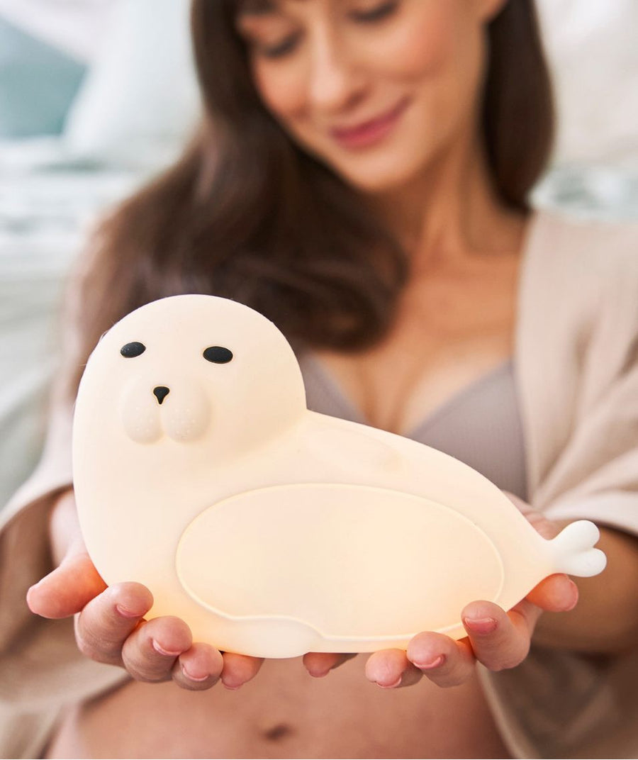 Cute SEAL Night Lamp for Kids – Safe & Multicolor LED Light by Rabbit & Friends at brixbailey.com