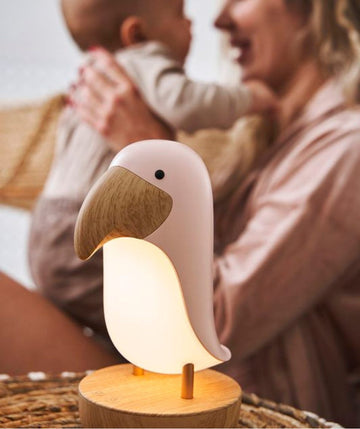 Bird Night Lamp with Bluetooth Speaker for Kids – Safe & Soothing Light by Rabbit & Friends at brixbailey.com