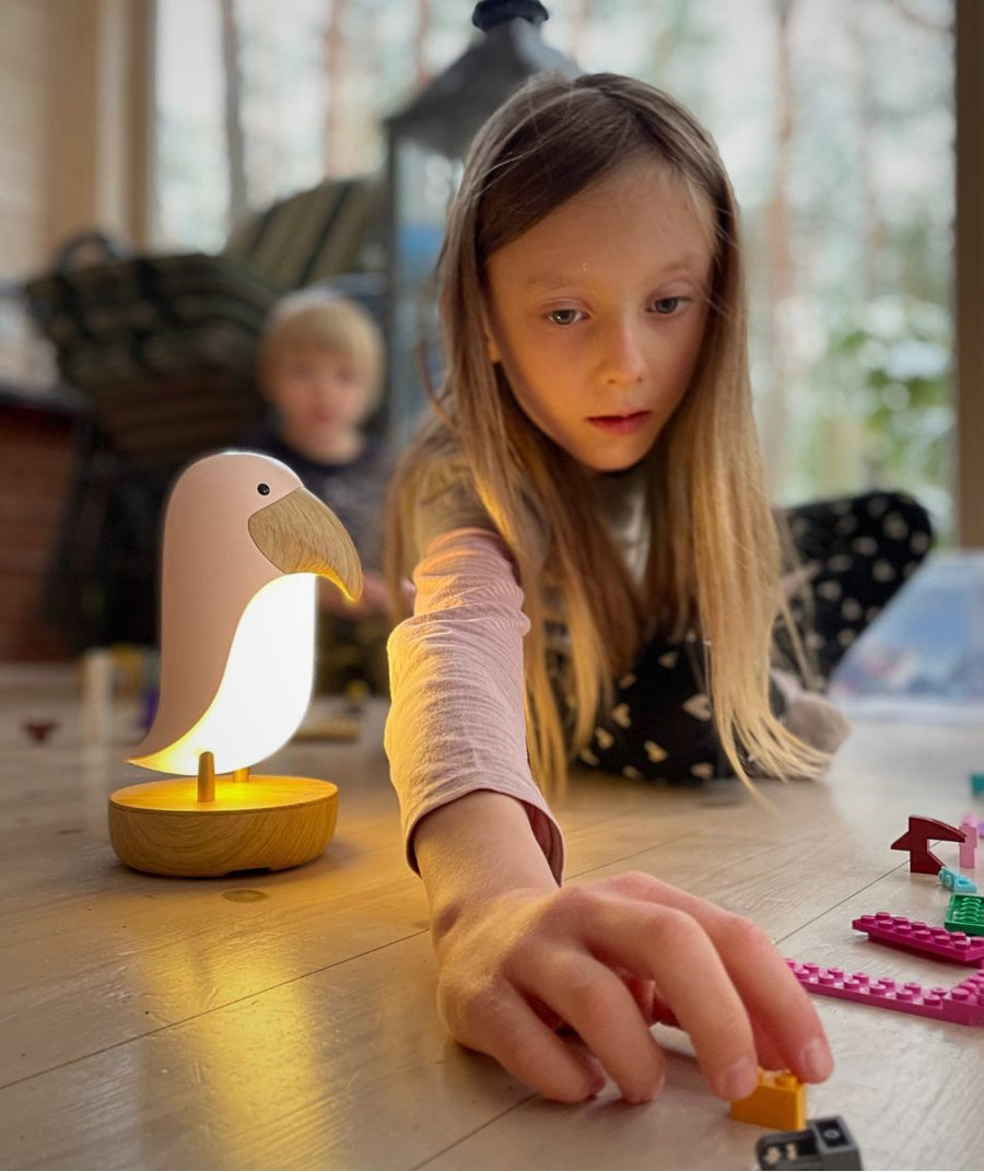 Bird Night Lamp & Speaker – Soothing Light and Sound for Kids by Rabbit & Friends at brixbailey.com