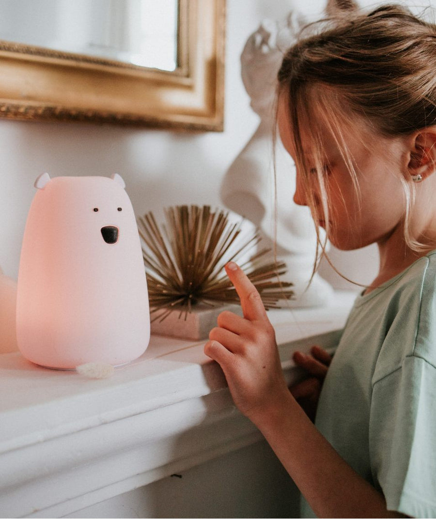 Big Teddy Bear Night Lamp – Safe, Soft, & Color-Controlled by Rabbit & Friends at brixbailey.com