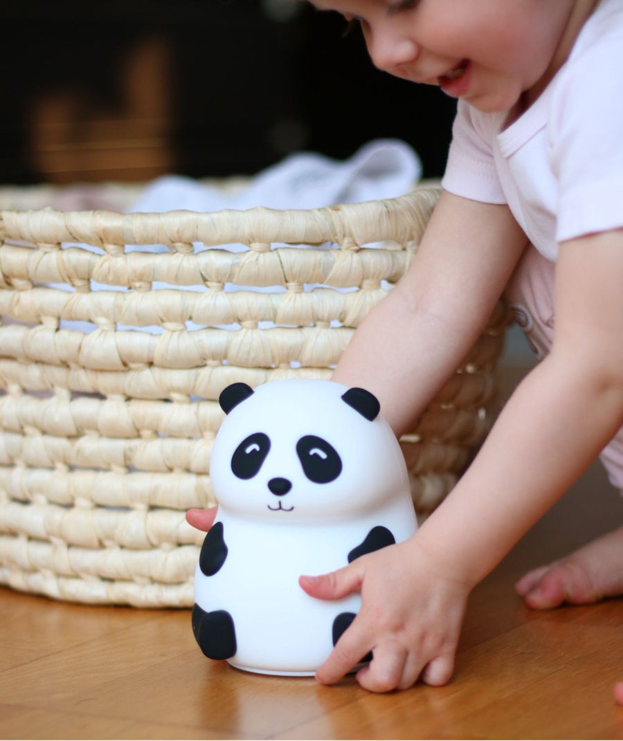 Panda Night Lamp – Safe, Soft LED Light with USB Charging by Rabbit & Friends at brixbailey.com