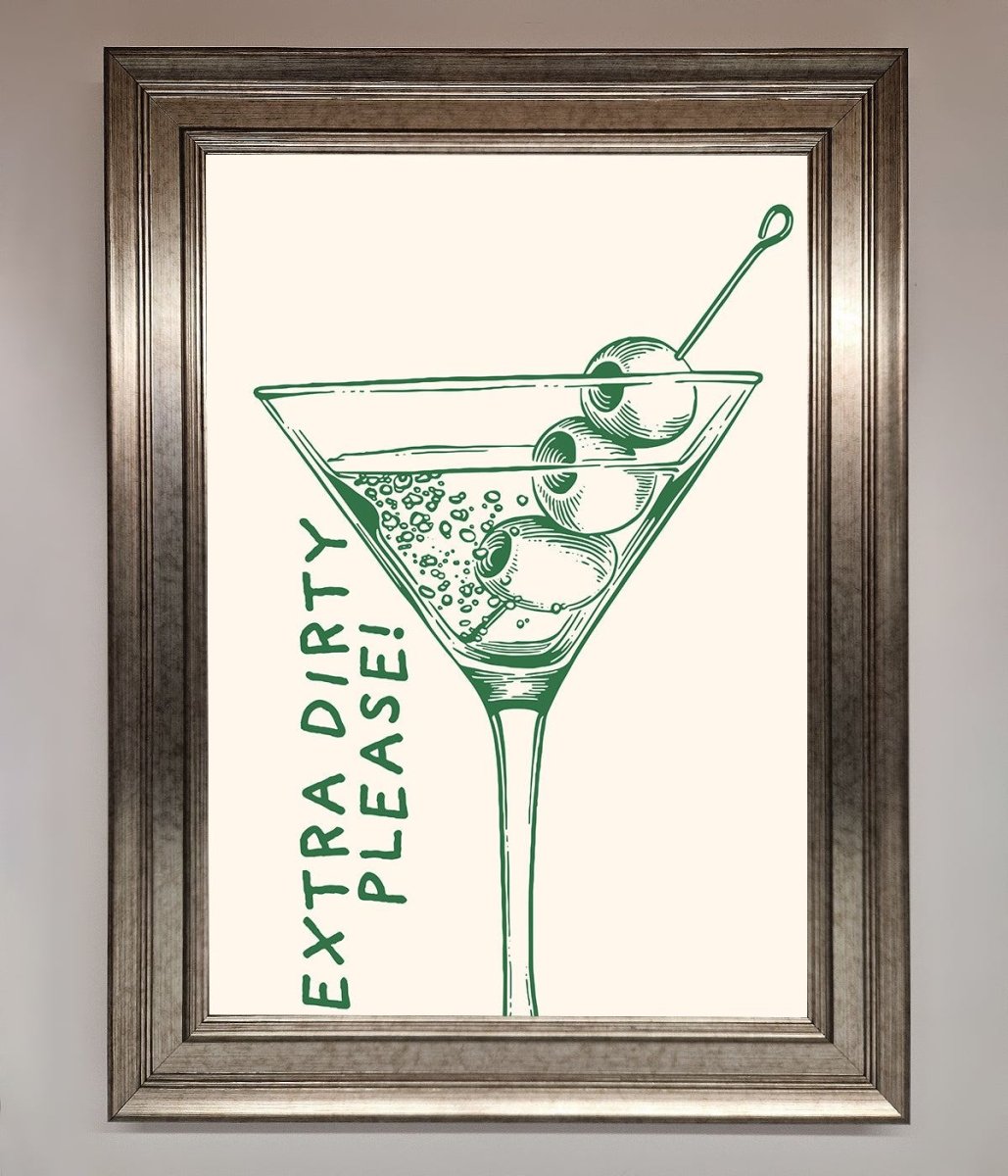Extra Dirty Please Framed Poster