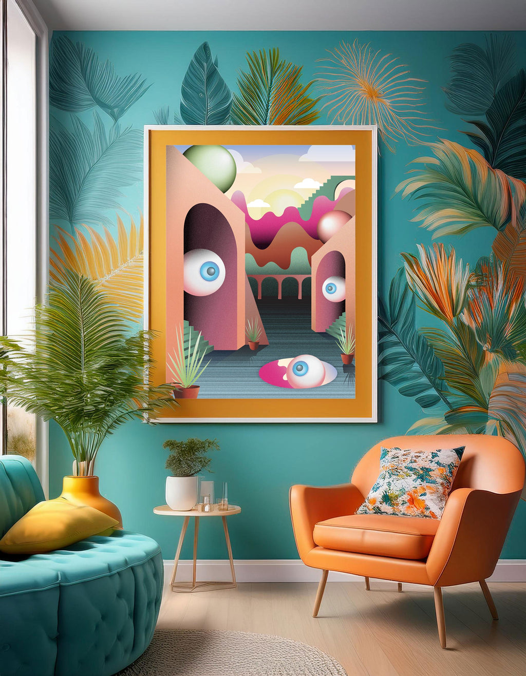 The Eye Surreal Art Print