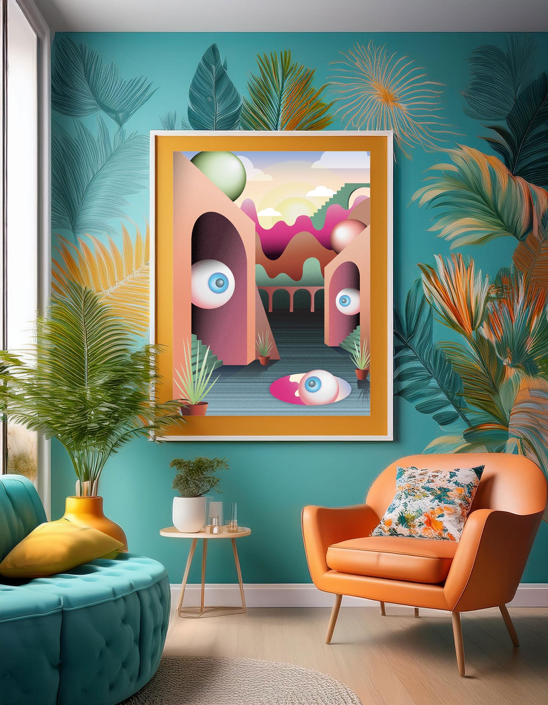 The Eye Surreal Art Print