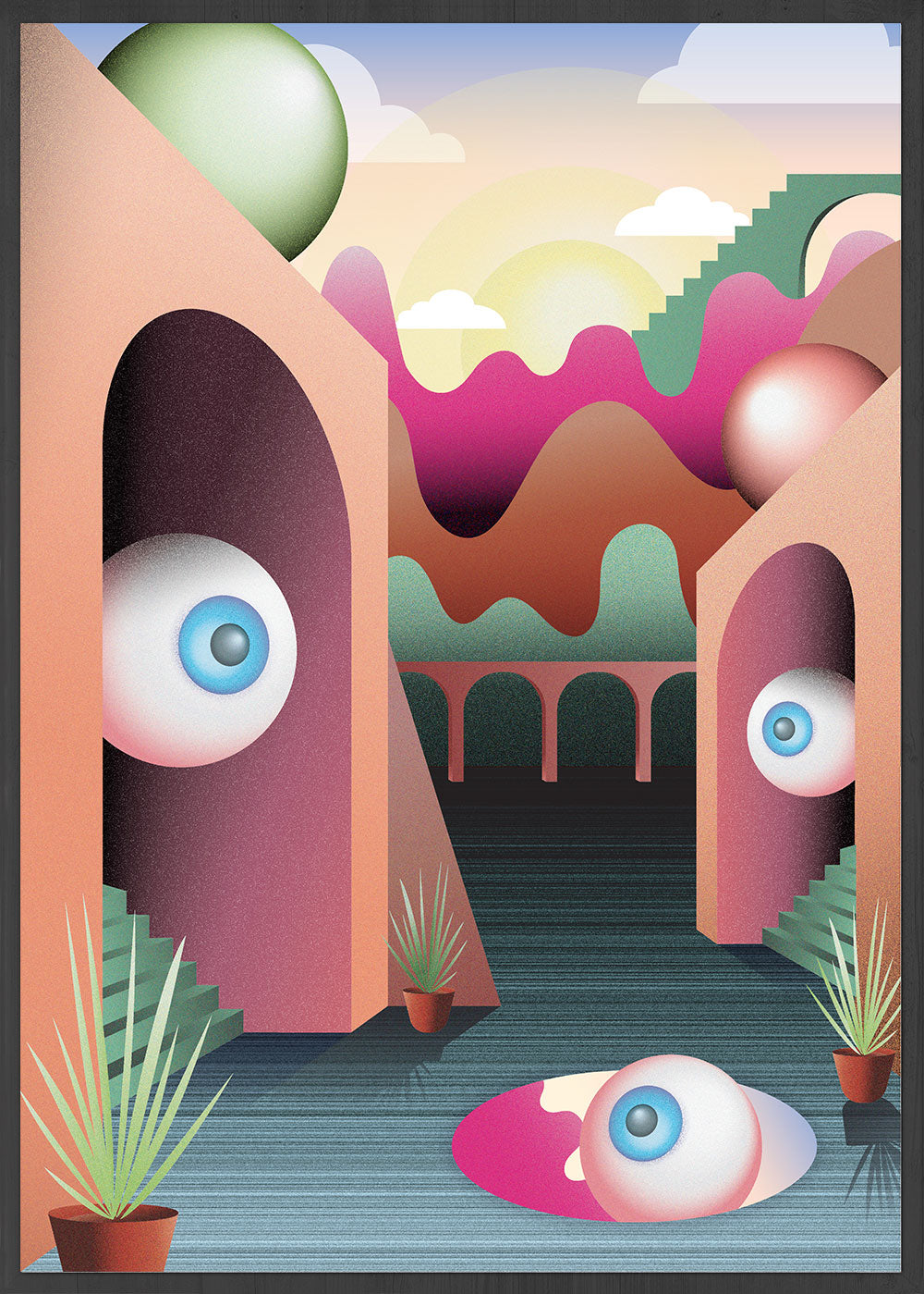 The Eye Surreal Art Print