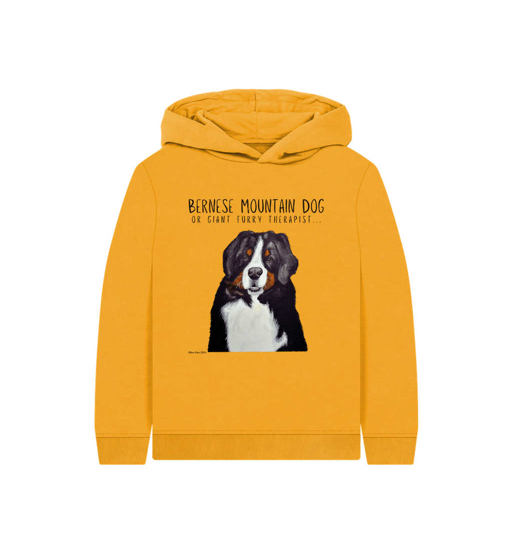 Bernese Mountain Dog Child's Hoodie – Cozy Up with a Giant Furry Therapist!