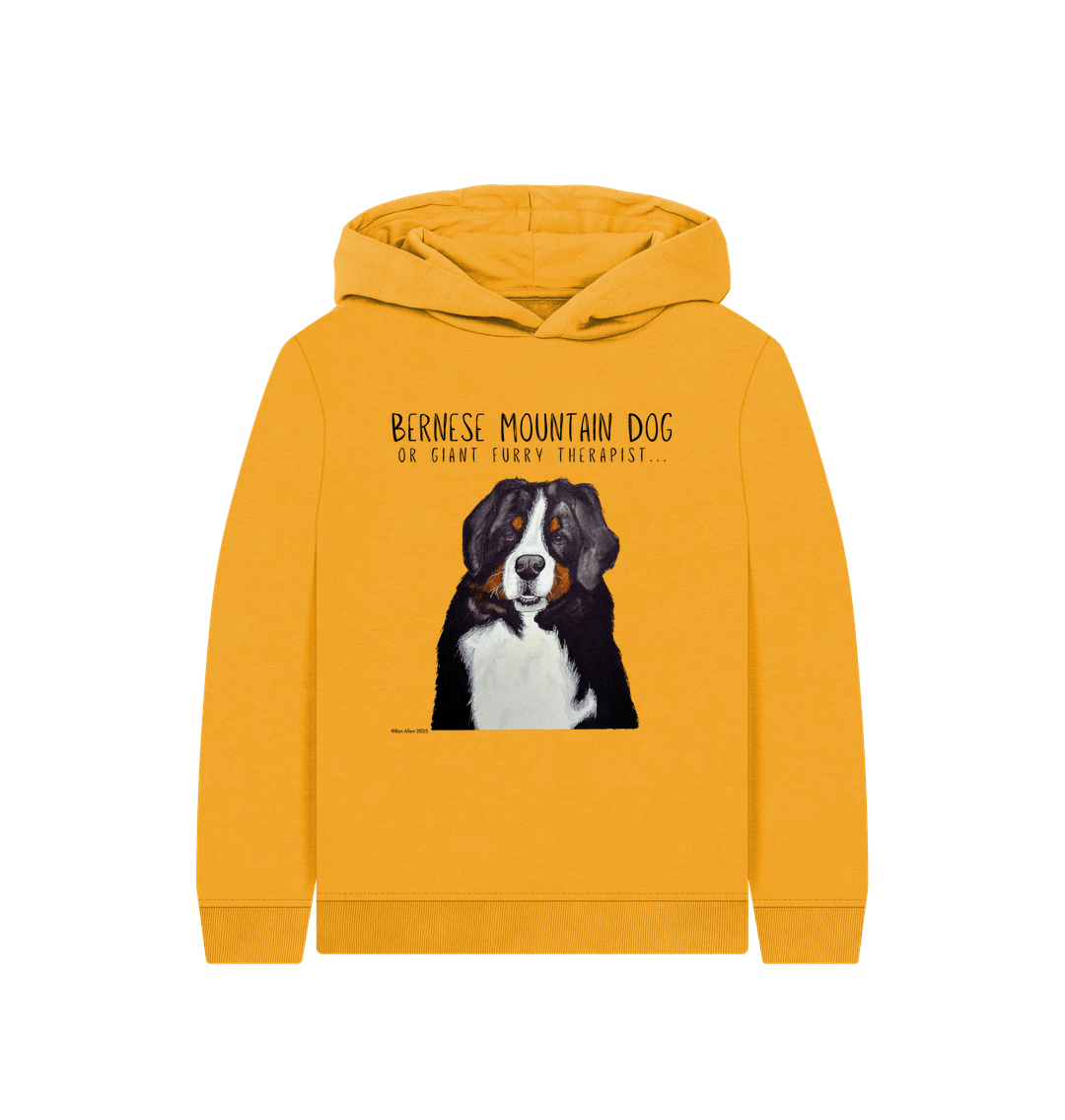Bernese Mountain Dog Child's Hoodie – Cozy Up with a Giant Furry Therapist!