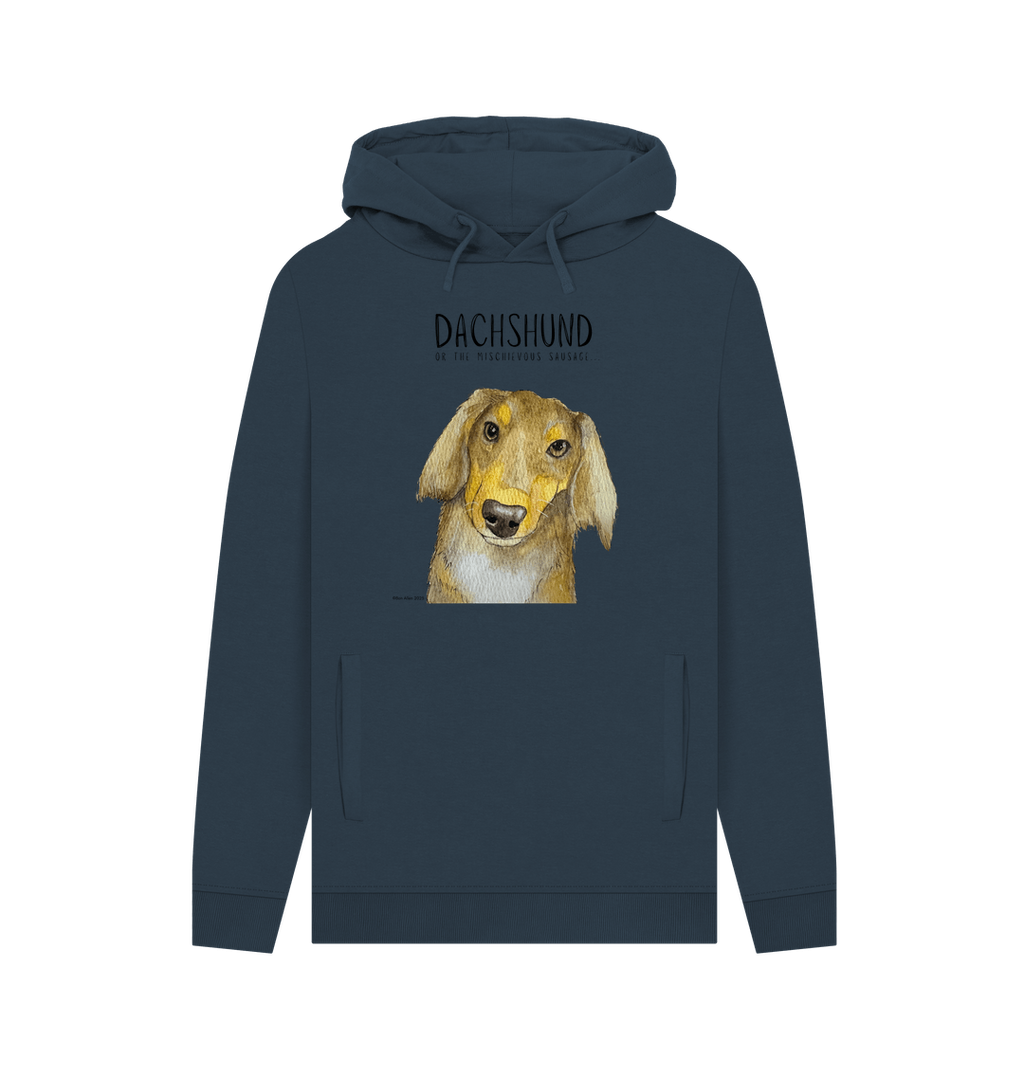 Long Haired Dachshund Hoodie – Small Legs, Big Attitude!