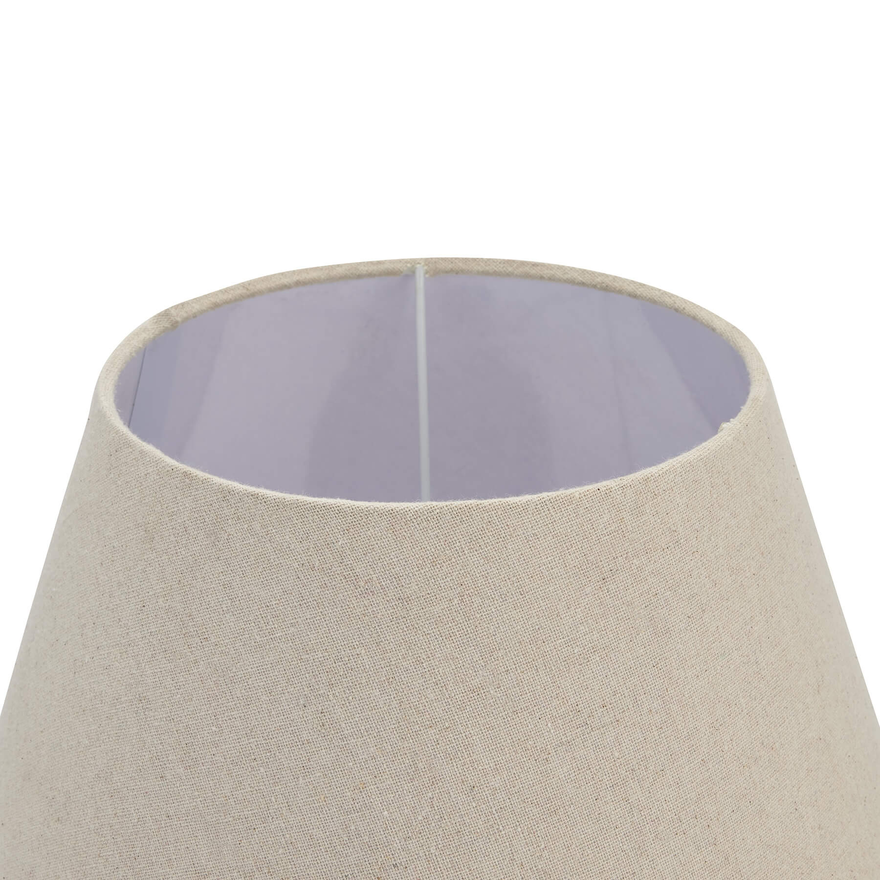 Handcrafted Incia table lamp with grey-washed wood base and neutral linen shade, 51cm tall for ambient lighting. by Sostter at brixbailey.com