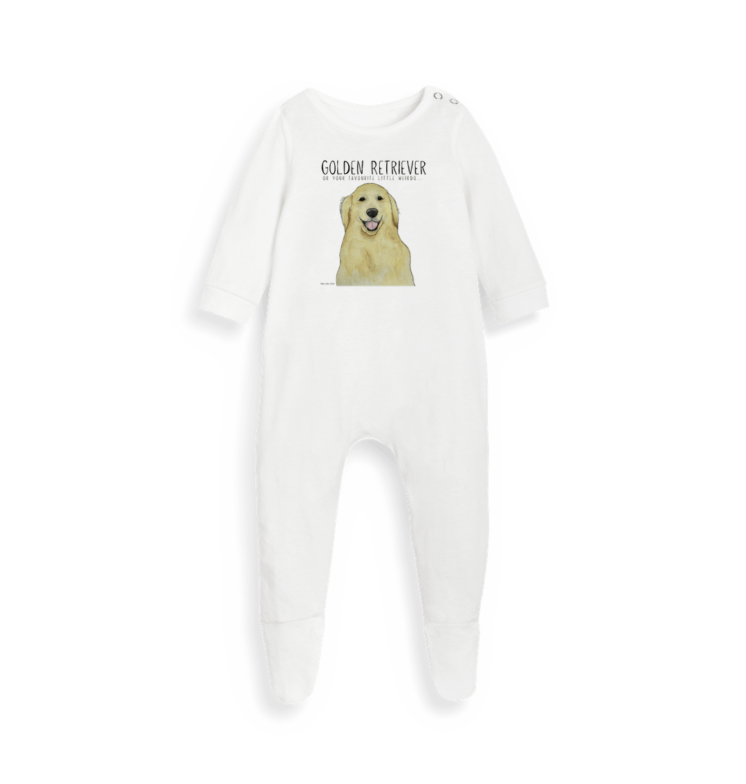 Golden Retriever Baby Sleepsuit: Sleep Like a Puppy, Dream Like a Star!