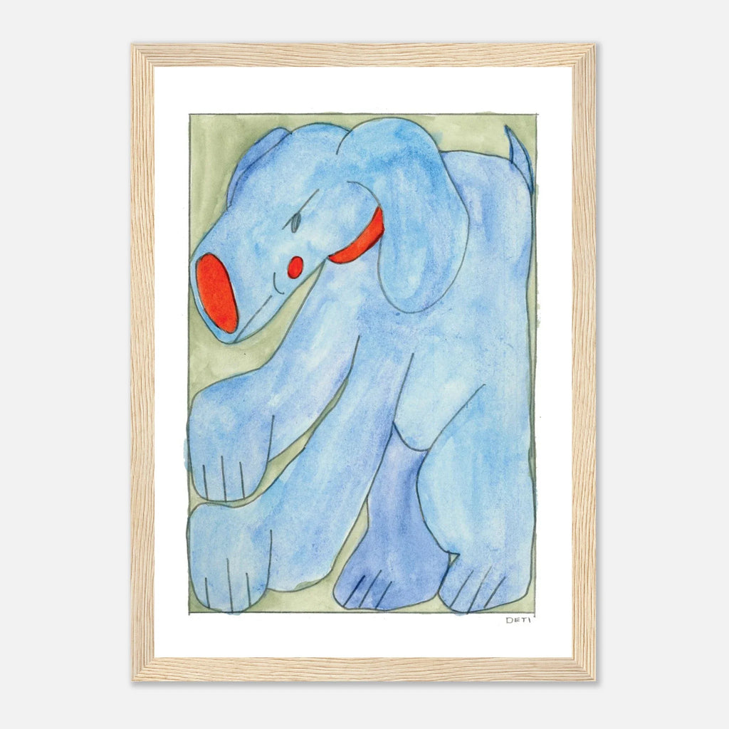 Boog 2 Mischief Framed Print by Hayley Deti
