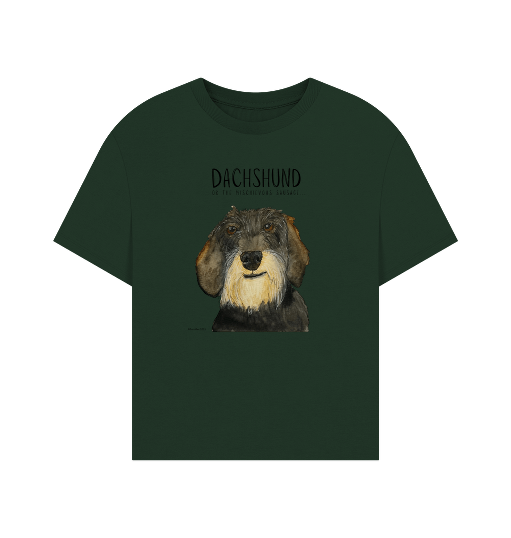 Charming & Cozy: The Wire Haired Dachshund Women's Relaxed Fit T-Shirt