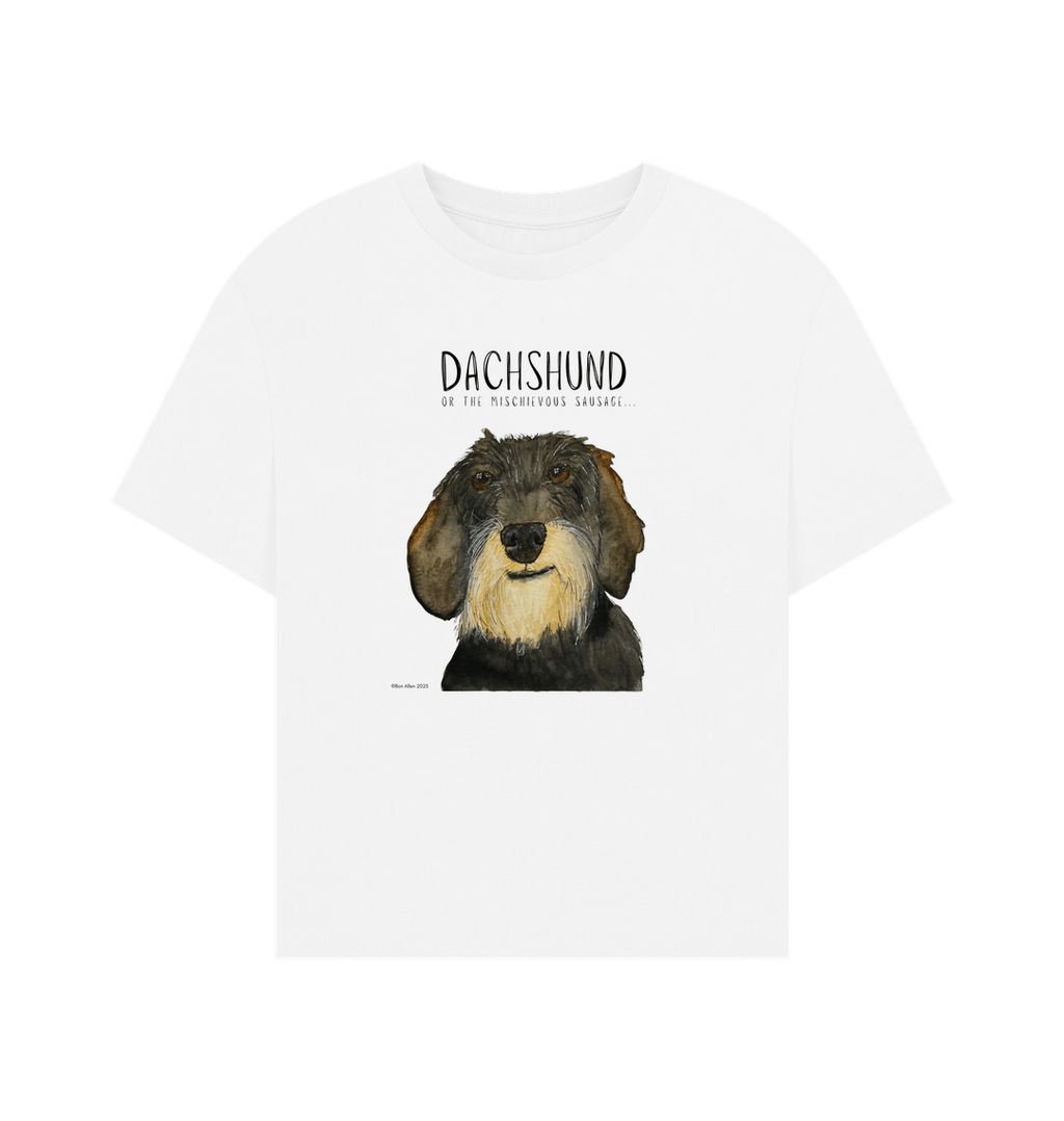 Charming & Cozy: The Wire Haired Dachshund Women's Relaxed Fit T-Shirt