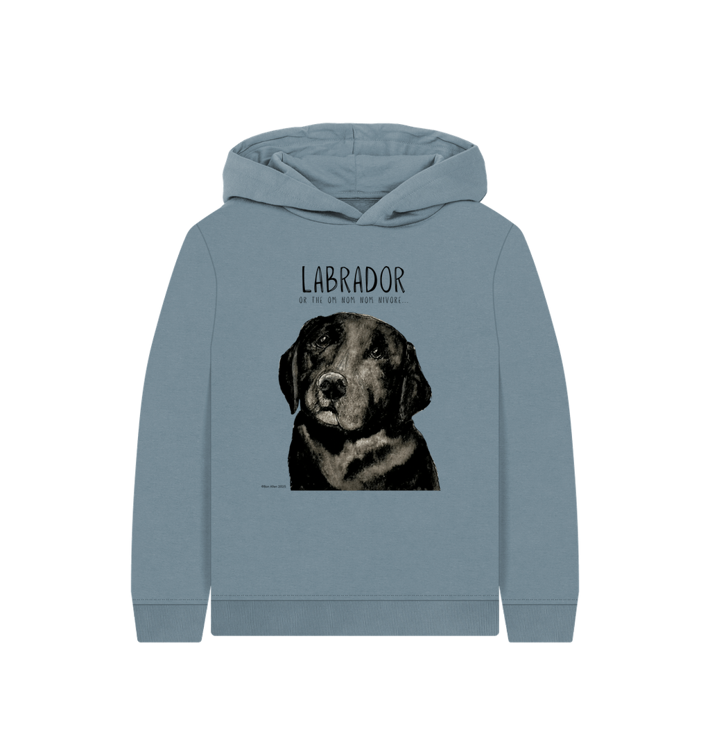 Snack Mode: Activated – The Black Labrador Kids’ Hoodie