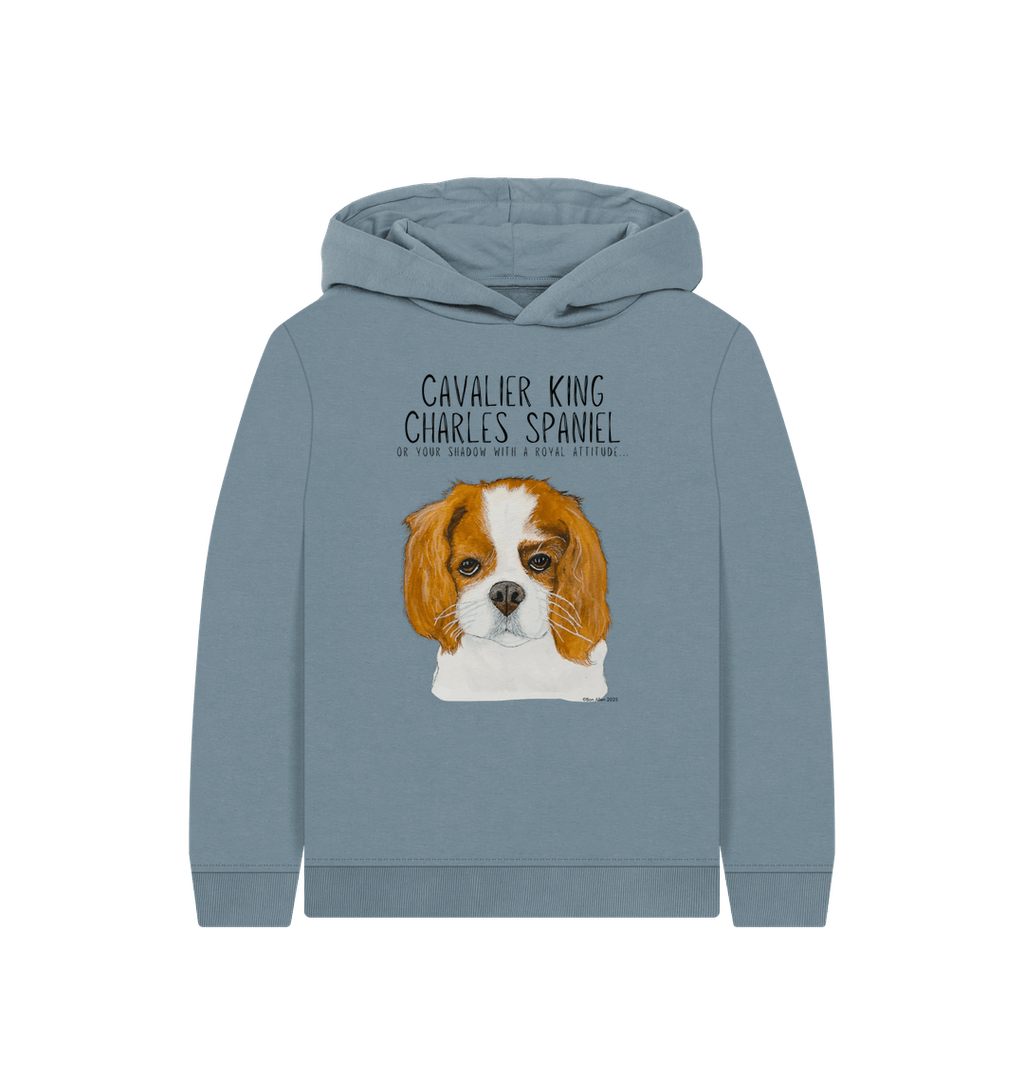 Little Monarchs & Muzzles: Eco Kids Hoodie for Pup-Loving Royalty