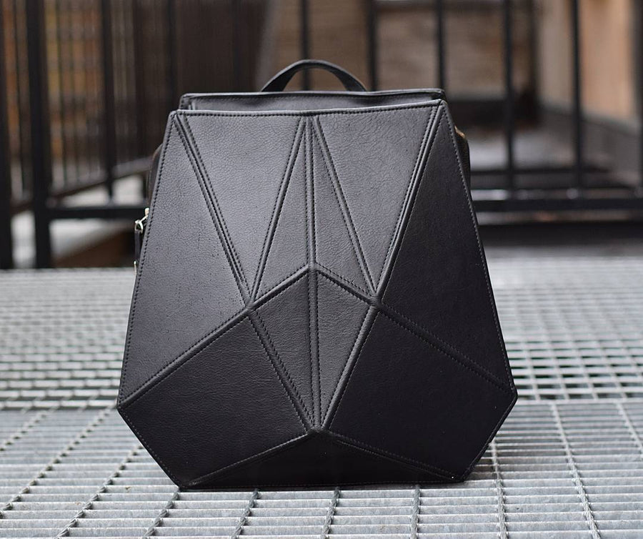 FACET Leather Backpack by Gerda Retter – Timeless & Functional by Gerda Retter Design at www.brixbailey.com