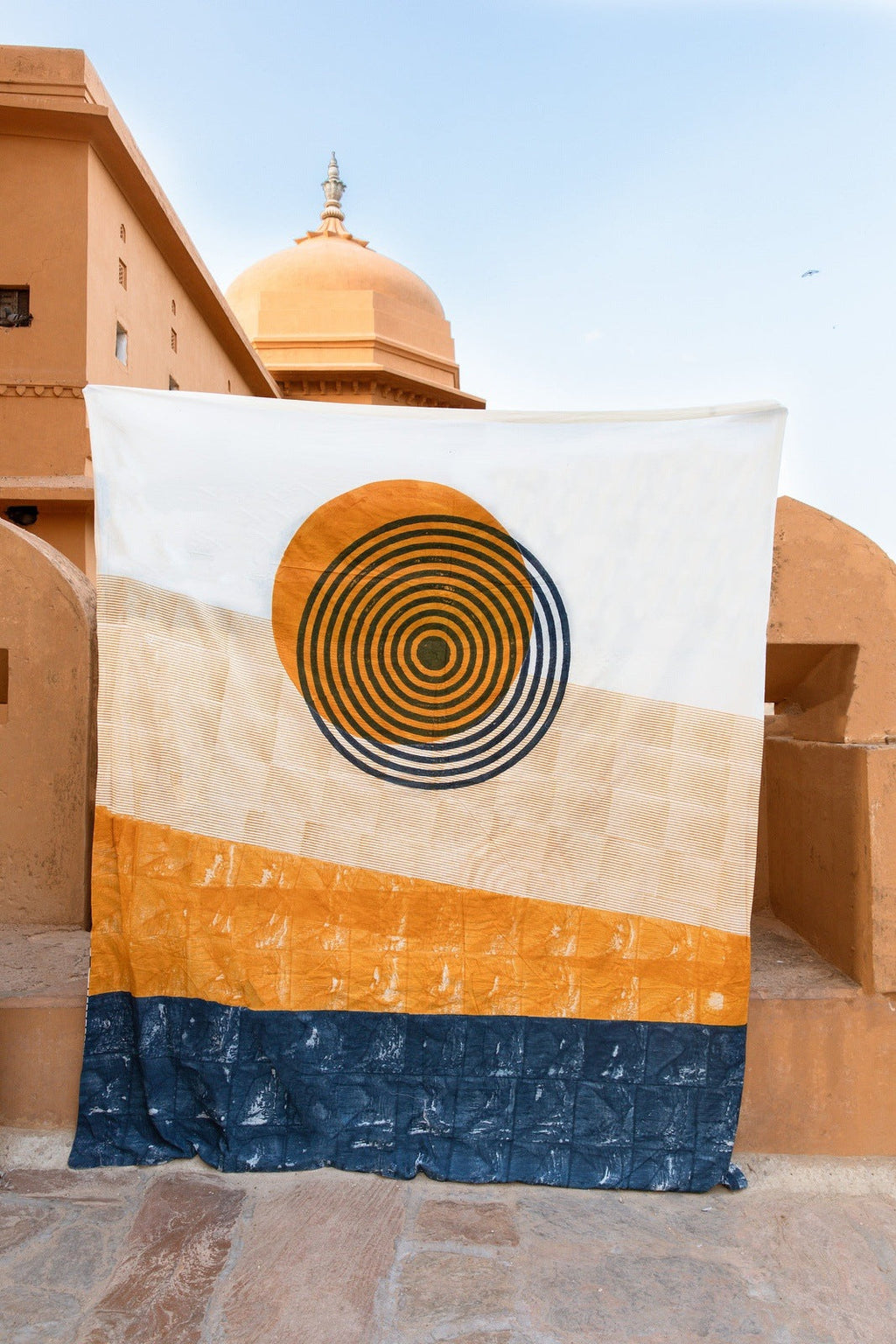 Spiral Sunset Duvet Cover Reversible