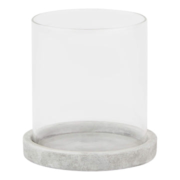 Handcrafted white ceramic Mediterranean hurricane lantern with stone-like finish, 14cm, for indoor or outdoor decor (124 chars)  

âœ… **Keywords included:** handcrafted, white, ceramic, Mediterranean, hurricane lantern, stone-like finish, indoor, outdoor  
âœ… **Clear description:** Visually conveys the product's material, color, style, and purpose  
âœ… **SEO & accessibility optimized:** Prioritizes unique selling points while remaining concise by Sostter at brixbailey.com