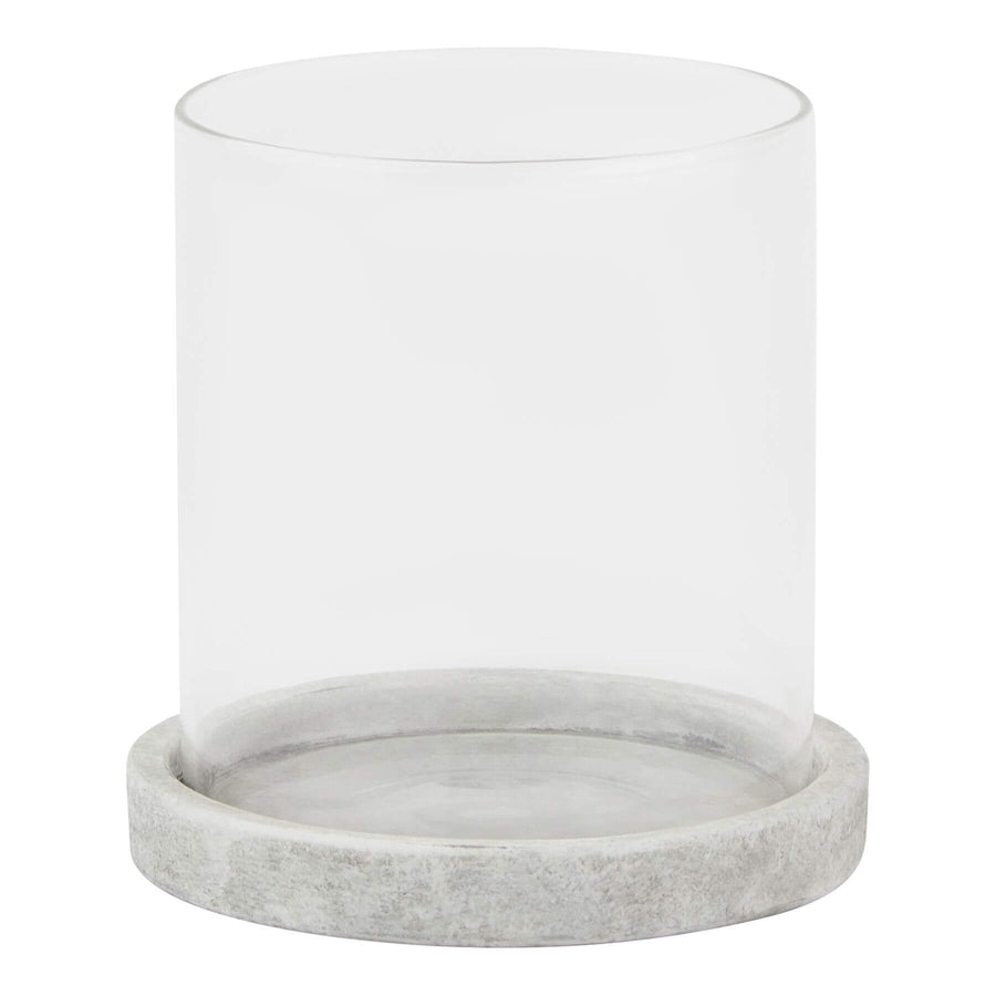 Handcrafted white ceramic Mediterranean hurricane lantern with stone-like finish, 14cm, for indoor or outdoor decor (124 chars)  

âœ… **Keywords included:** handcrafted, white, ceramic, Mediterranean, hurricane lantern, stone-like finish, indoor, outdoor  
âœ… **Clear description:** Visually conveys the product's material, color, style, and purpose  
âœ… **SEO & accessibility optimized:** Prioritizes unique selling points while remaining concise by Sostter at brixbailey.com