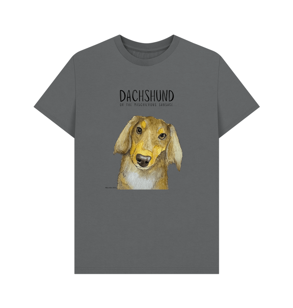 Long Haired Dachshund Tee – Mischievous Hot Dog Energy!