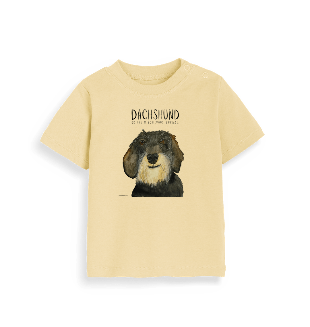 Wire HairedDachshund Baby Tee – Small But Mighty!