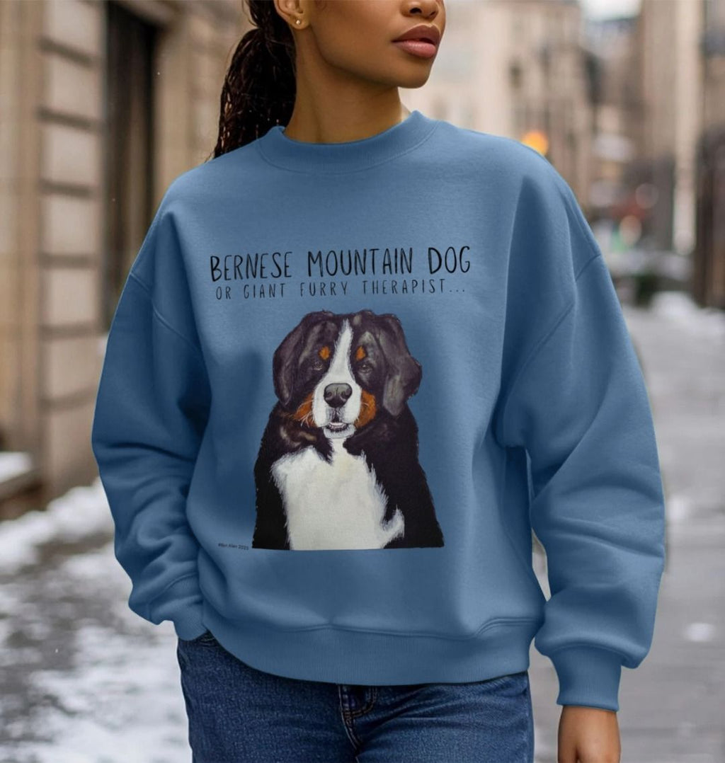 Cuddle Up in Berner Bliss – The Coziest Oversized Sweatshirt!