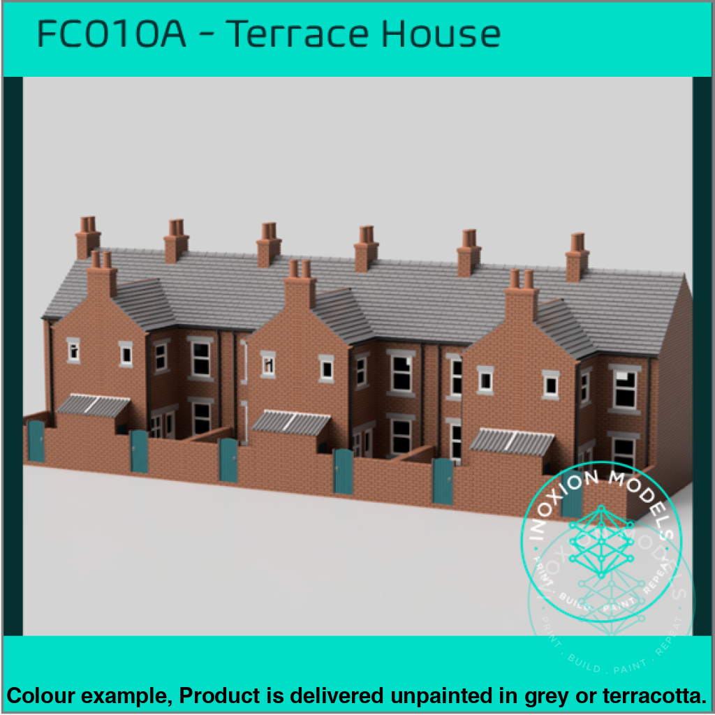 OO Scale Terrace House Model Pack Set of 6