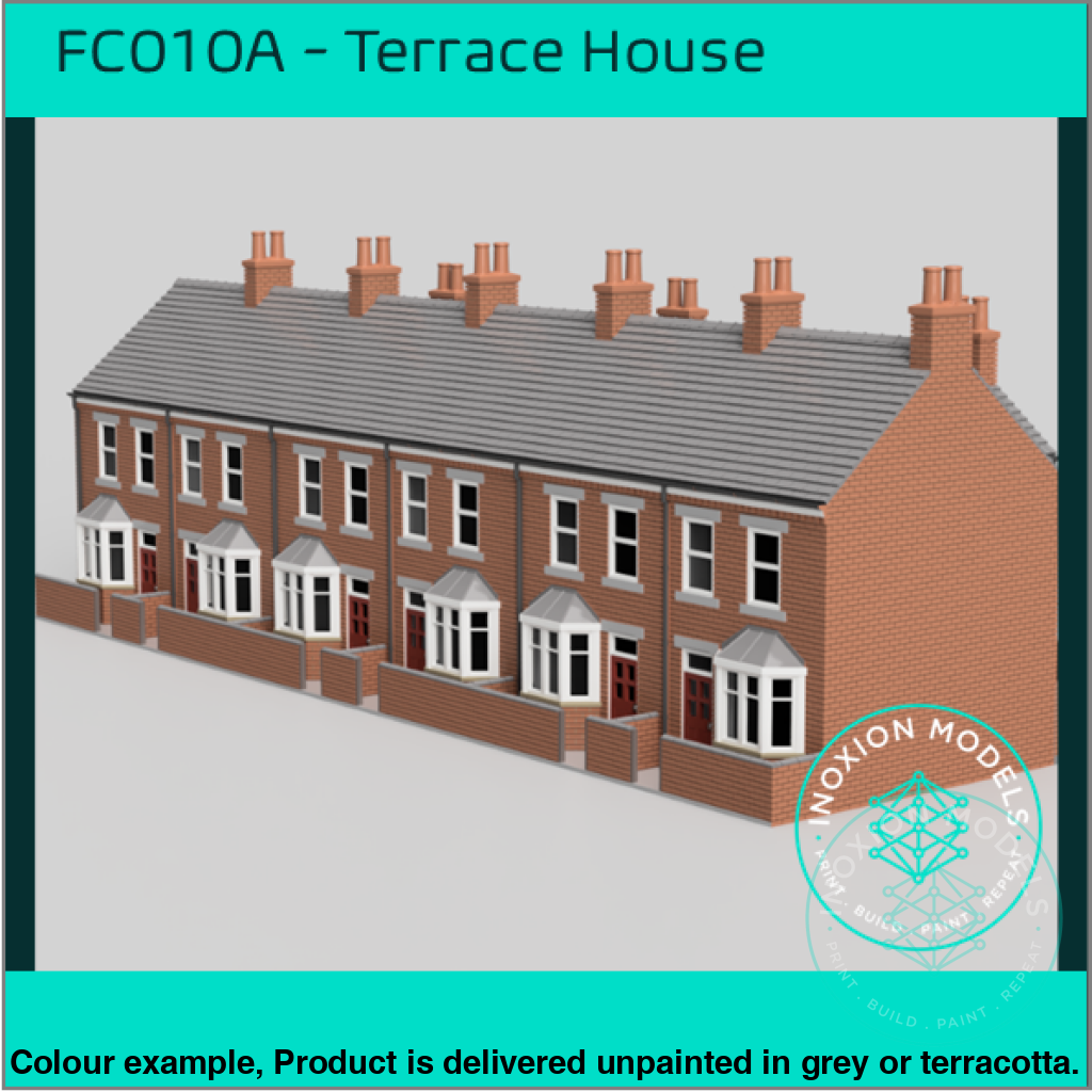 OO Scale Terrace House Model Pack Set of 6