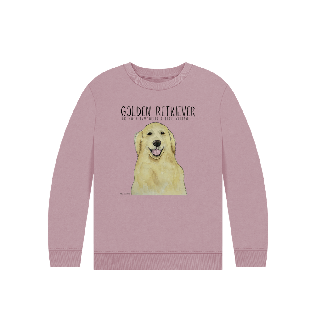 Golden Retriever Kids' Sweatshirt: For Little Weirdos with Big Hearts