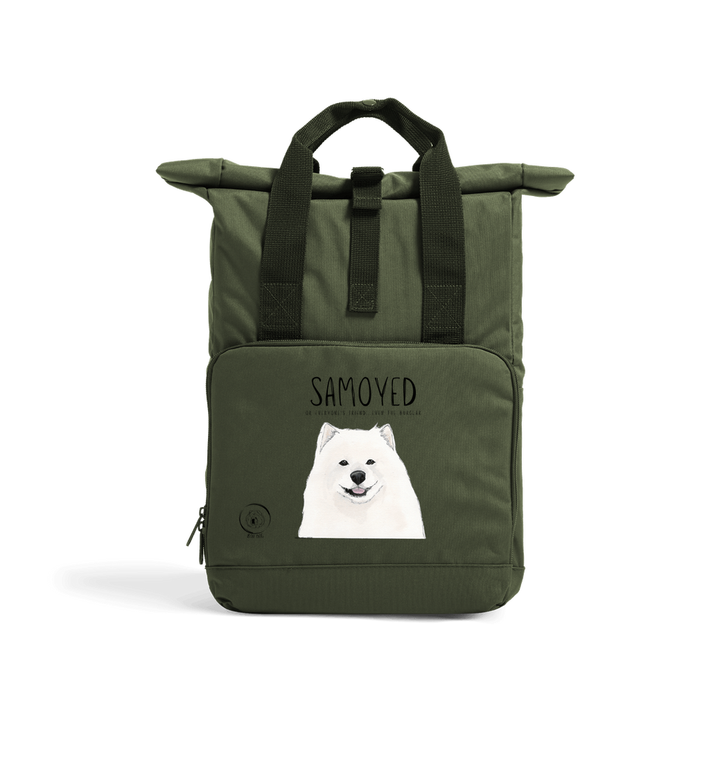Pack It Up, Pup – Samoyed Style On Your Back
