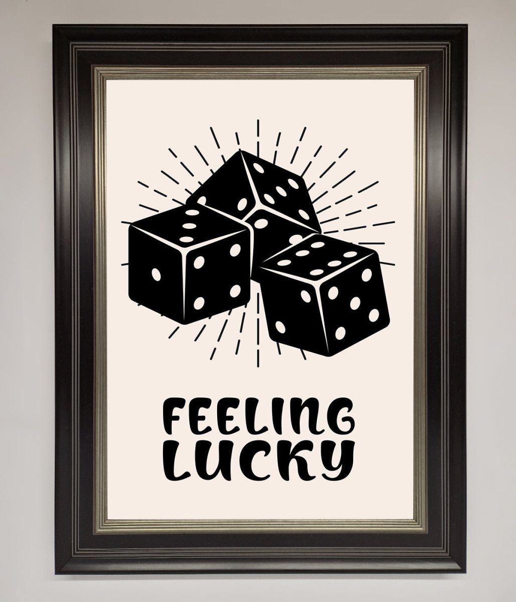 Feeling Lucky Framed Poster
