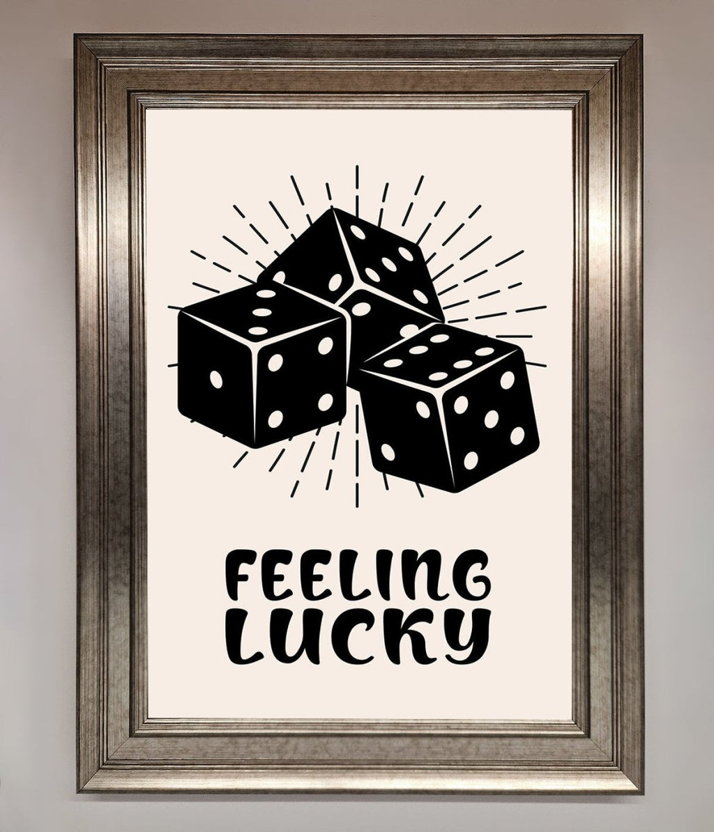 Feeling Lucky Framed Poster