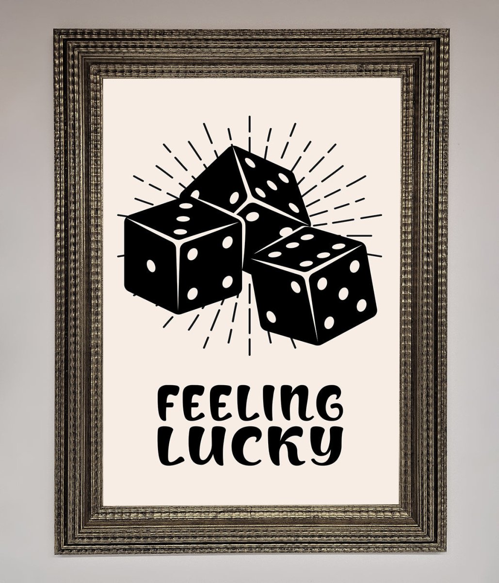 Feeling Lucky Framed Poster