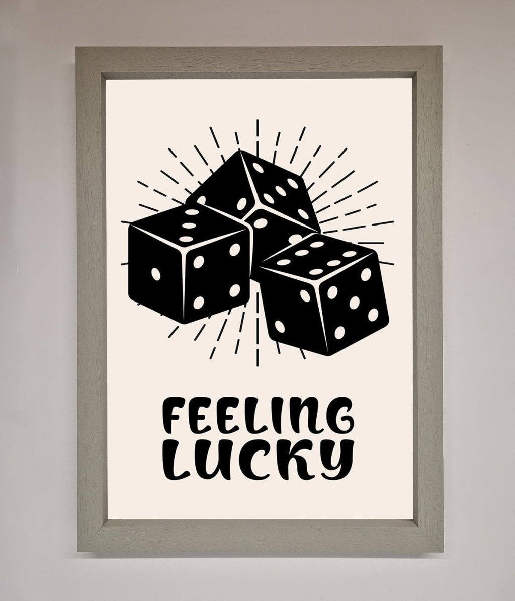 Feeling Lucky Framed Poster