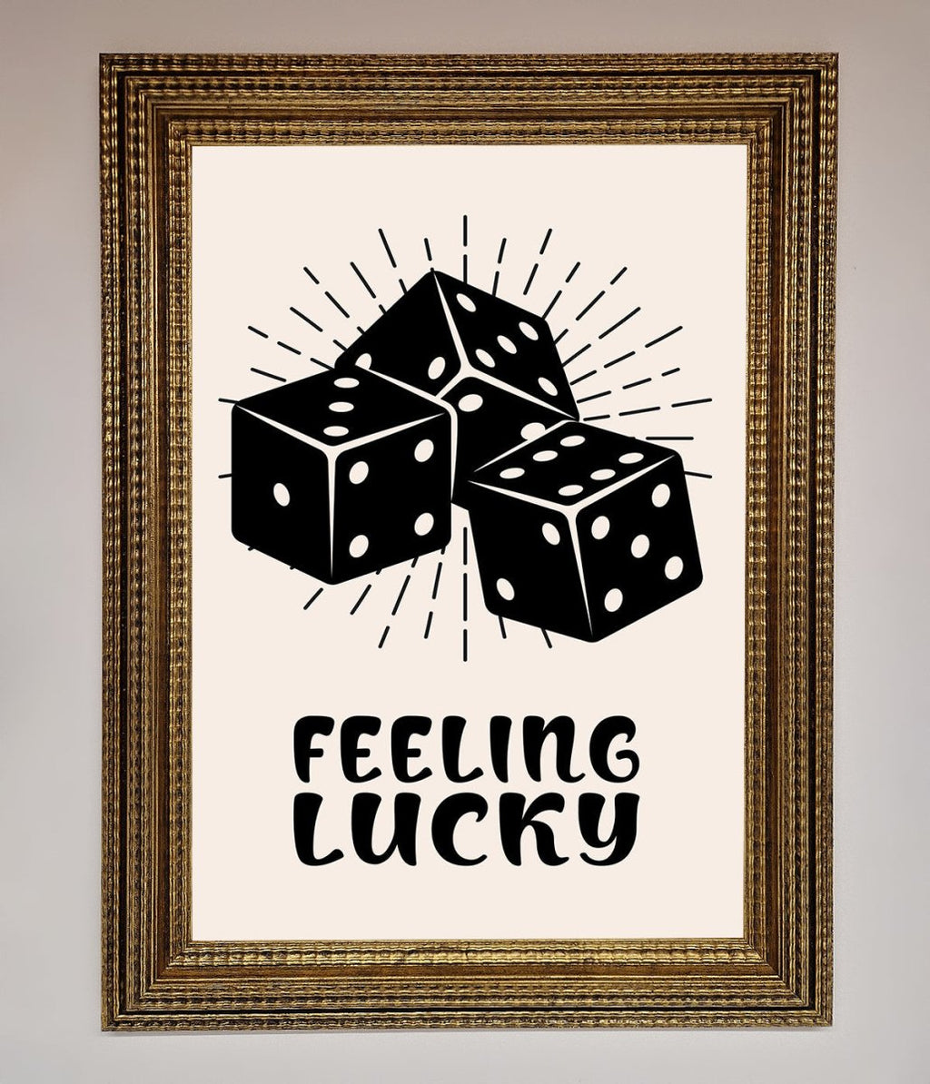 Feeling Lucky Framed Poster