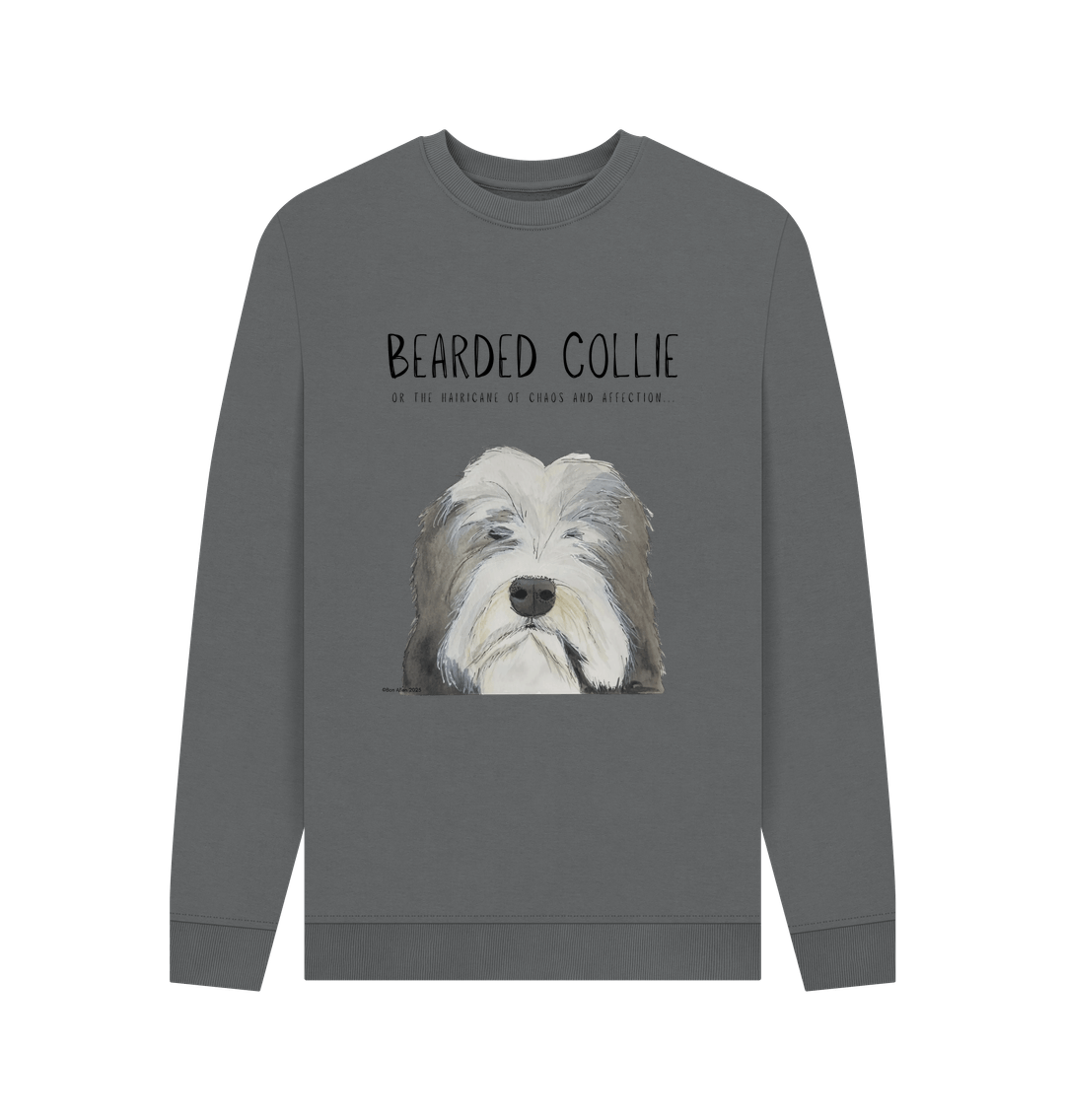 Fluff Happens: Bearded Collie Chaos Sweatshirt