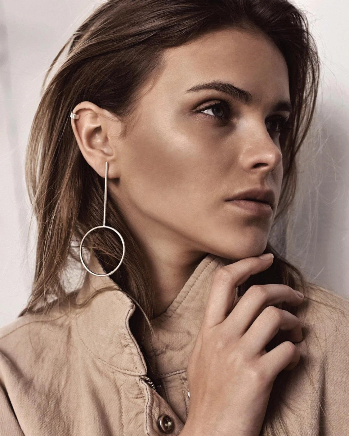 NO MORE Smooth Sterling Silver Ear Cuff - Handmade & Sustainable with 2-Year Warranty by NO MORE at www.brixbailey.com