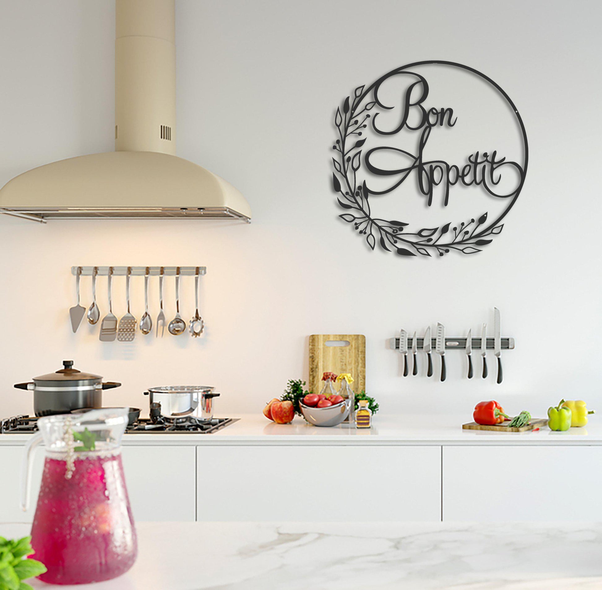 Bon Appetit - Metal Wall Art