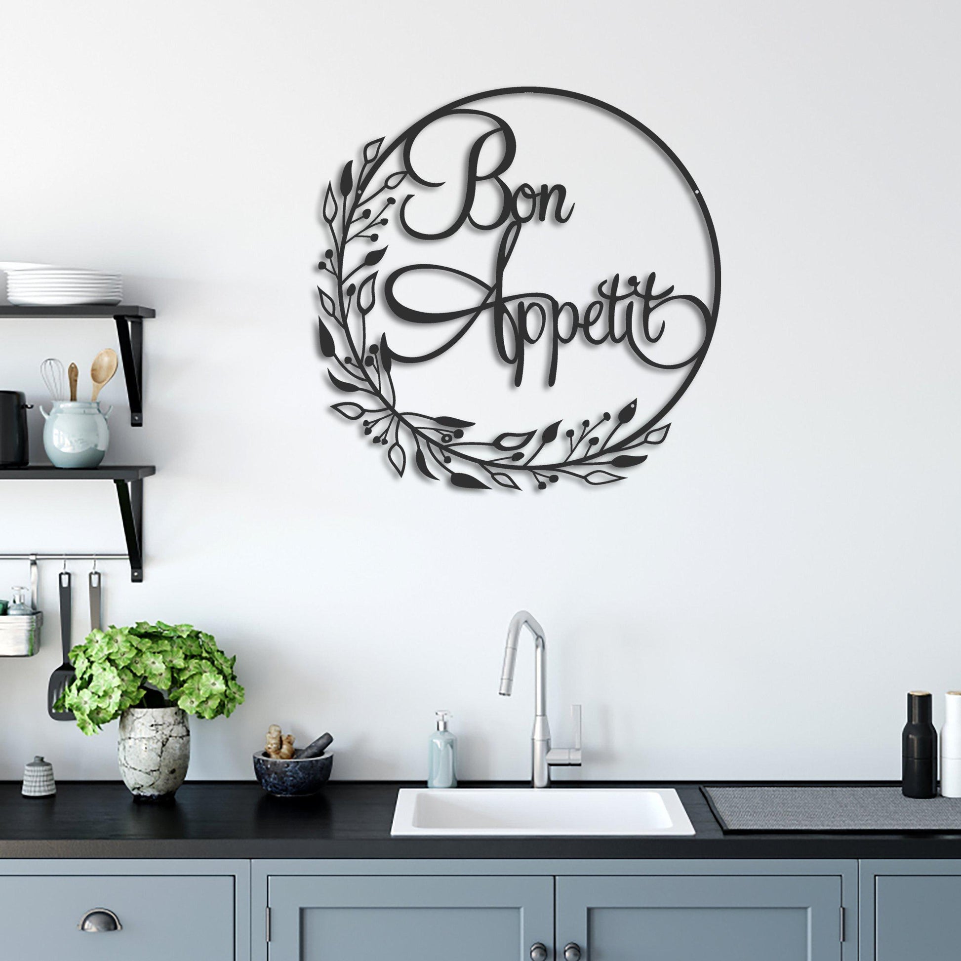 Bon Appetit - Metal Wall Art