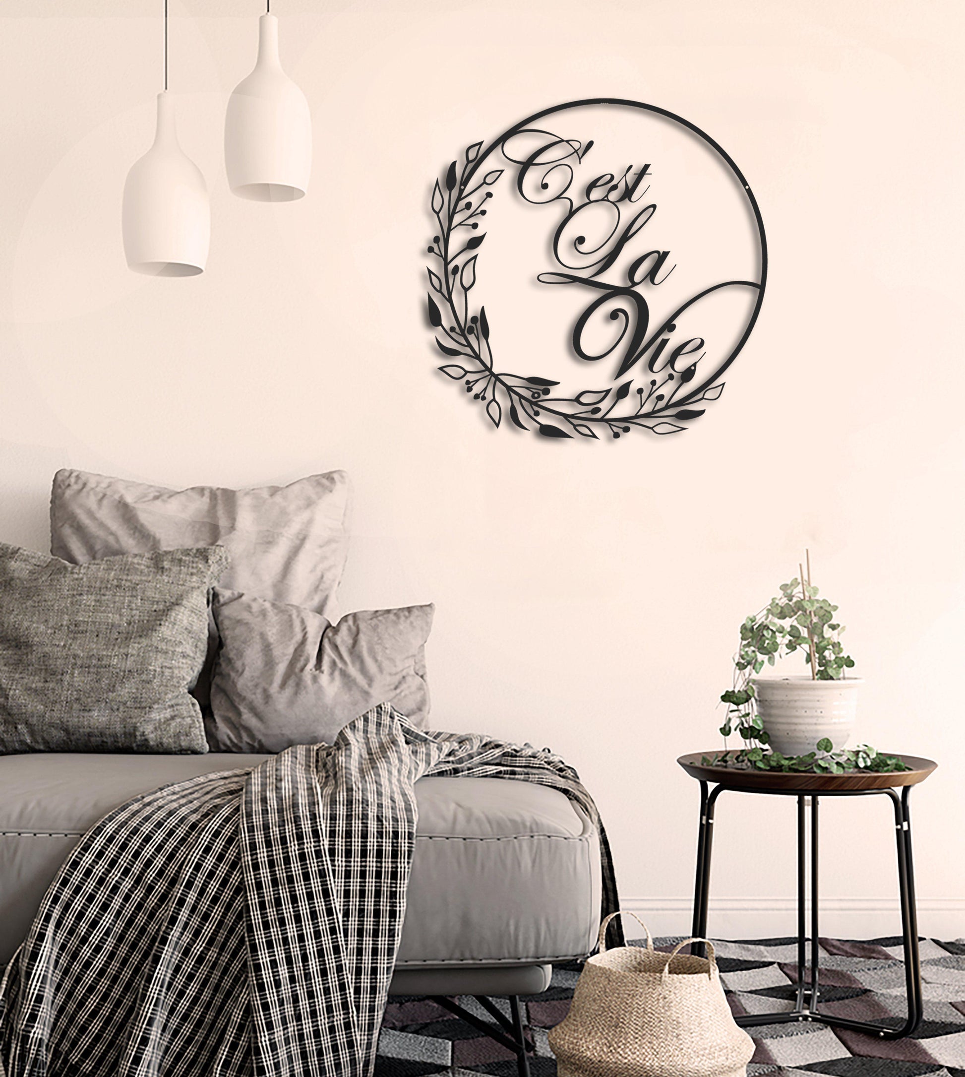 C'est La Vie - Metal Wall Art